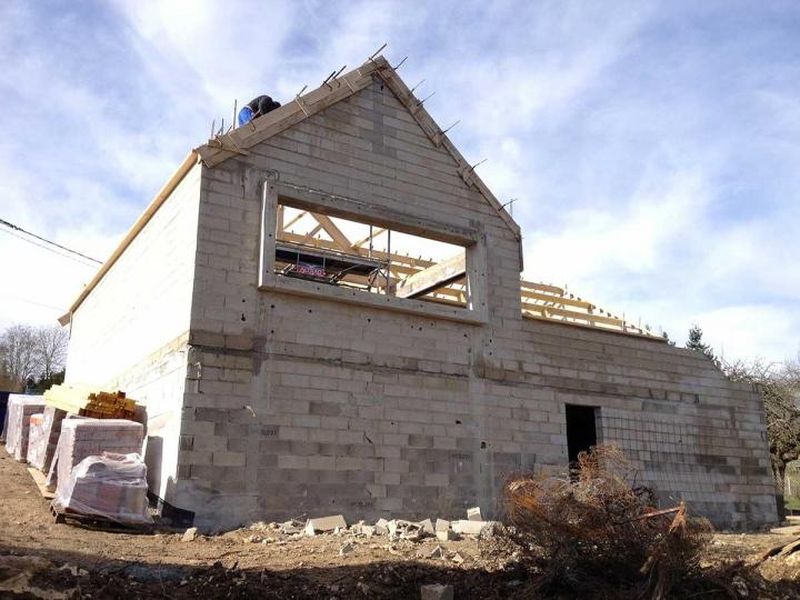 Travaux d'agrandissement de maison à Meaux