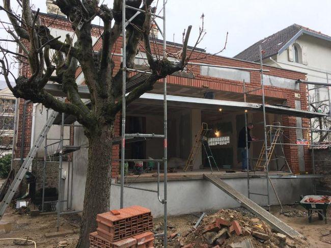 Travaux d'agrandissement de maison à Meaux
