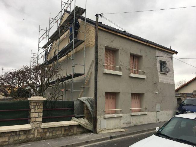 Agrandissement et extension de maison à Meaux